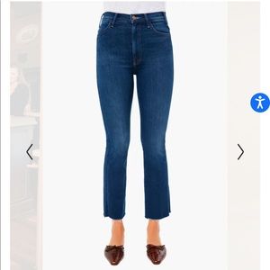 MOTHER Hustler Ankle Fray